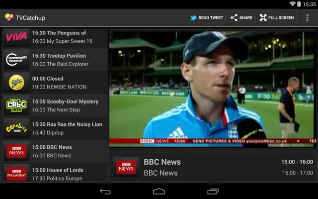 TVCatchup android App screenshot 9