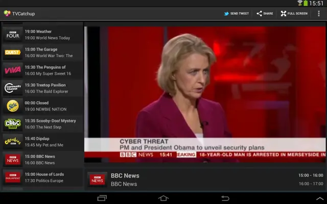 TVCatchup android App screenshot 17