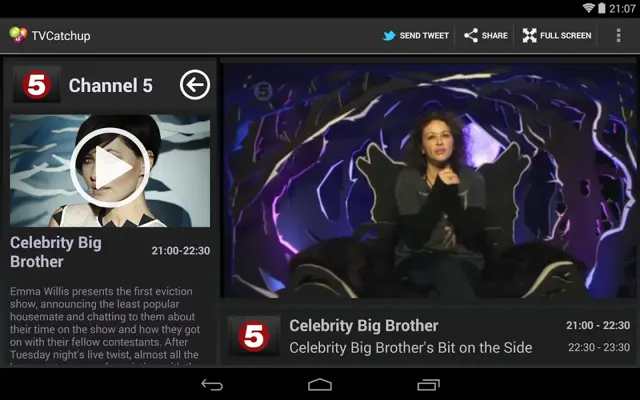 TVCatchup android App screenshot 8